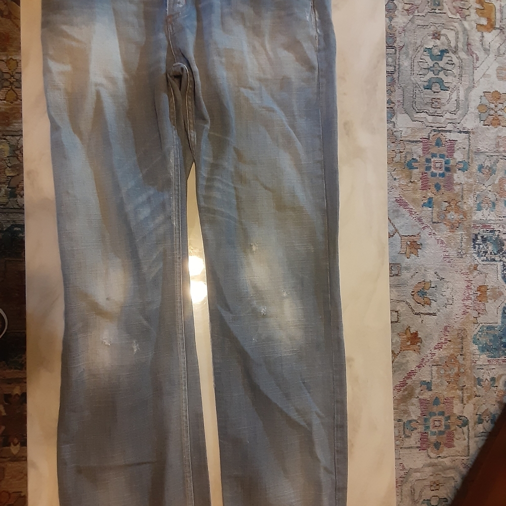 A pair of CNC jeans